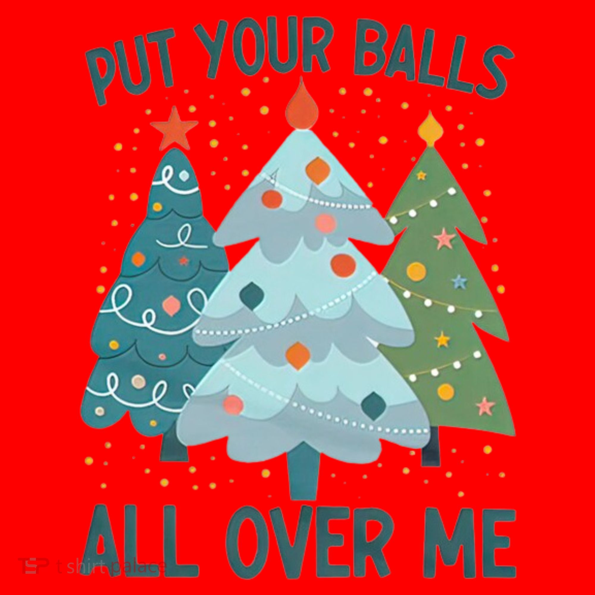 Put Your Balls All Over Me , Funny Christmas Santa Hat