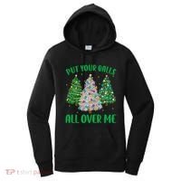 Put Your Balls All Over Me Funny Christmas Tree Holidays Gift Women's Hoodie thumb 0