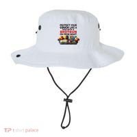 Protect Your Couch Like A Dad On Prom Night Funny Humor Meme Bucket Hat thumb 0