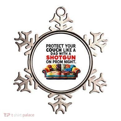 Protect Your Couch Like A Dad On Prom Night Funny Humor Meme Ornament