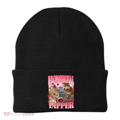 Professional Yapper Cat Funny Oddly Specific Dank Meme Beanie