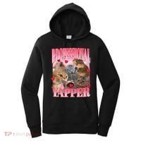 Professional Yapper Cat Funny Oddly Specific Dank Meme Women's Hoodie thumb 0