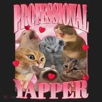 Professional Yapper Cat Funny Oddly Specific Dank Meme Tumbler thumb 3