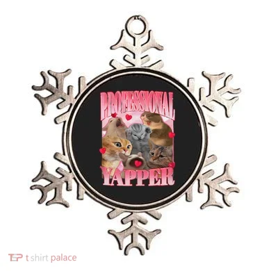 Professional Yapper Cat Funny Oddly Specific Dank Meme Ornament