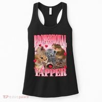 Professional Yapper Cat Funny Oddly Specific Dank Meme Women's Tank Top thumb 0