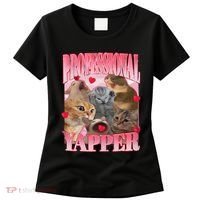 Professional Yapper Cat Funny Oddly Specific Dank Meme Women's T-Shirt thumb 0