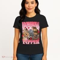 Professional Yapper Cat Funny Oddly Specific Dank Meme Women's T-Shirt thumb 4