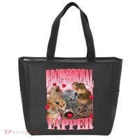 Professional Yapper Cat Funny Oddly Specific Dank Meme Tote Bag thumb 0