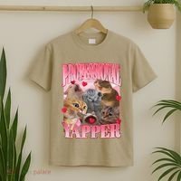 Professional Yapper Cat Funny Oddly Specific Dank Meme T-Shirt thumb 2
