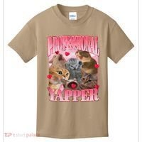 Professional Yapper Cat Funny Oddly Specific Dank Meme Kids T-Shirt thumb 0