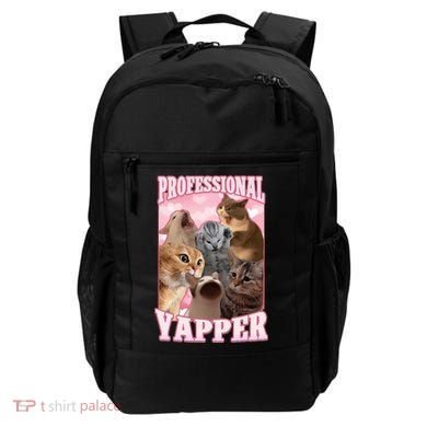 Professional Yapper Cat Meme Goofy Ahh Ironic Cat Backpack