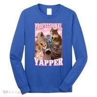 Professional Yapper Cat Meme Goofy Ahh Ironic Cat Long Sleeve Shirt thumb 0