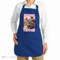 Professional Yapper Cat Meme Goofy Ahh Ironic Cat Apron thumb 2