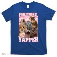 Professional Yapper Cat Meme Goofy Ahh Ironic Cat T-Shirt thumb 0