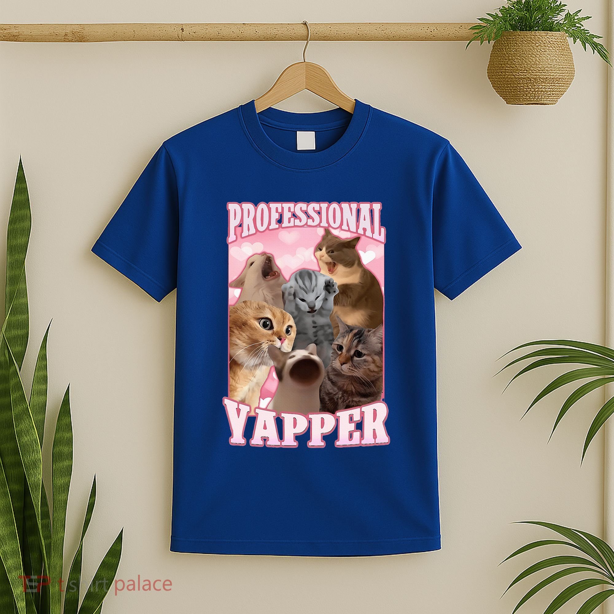 Professional Yapper Cat Meme Goofy Ahh Ironic Cat T-Shirt