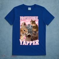 Professional Yapper Cat Meme Goofy Ahh Ironic Cat T-Shirt thumb 5