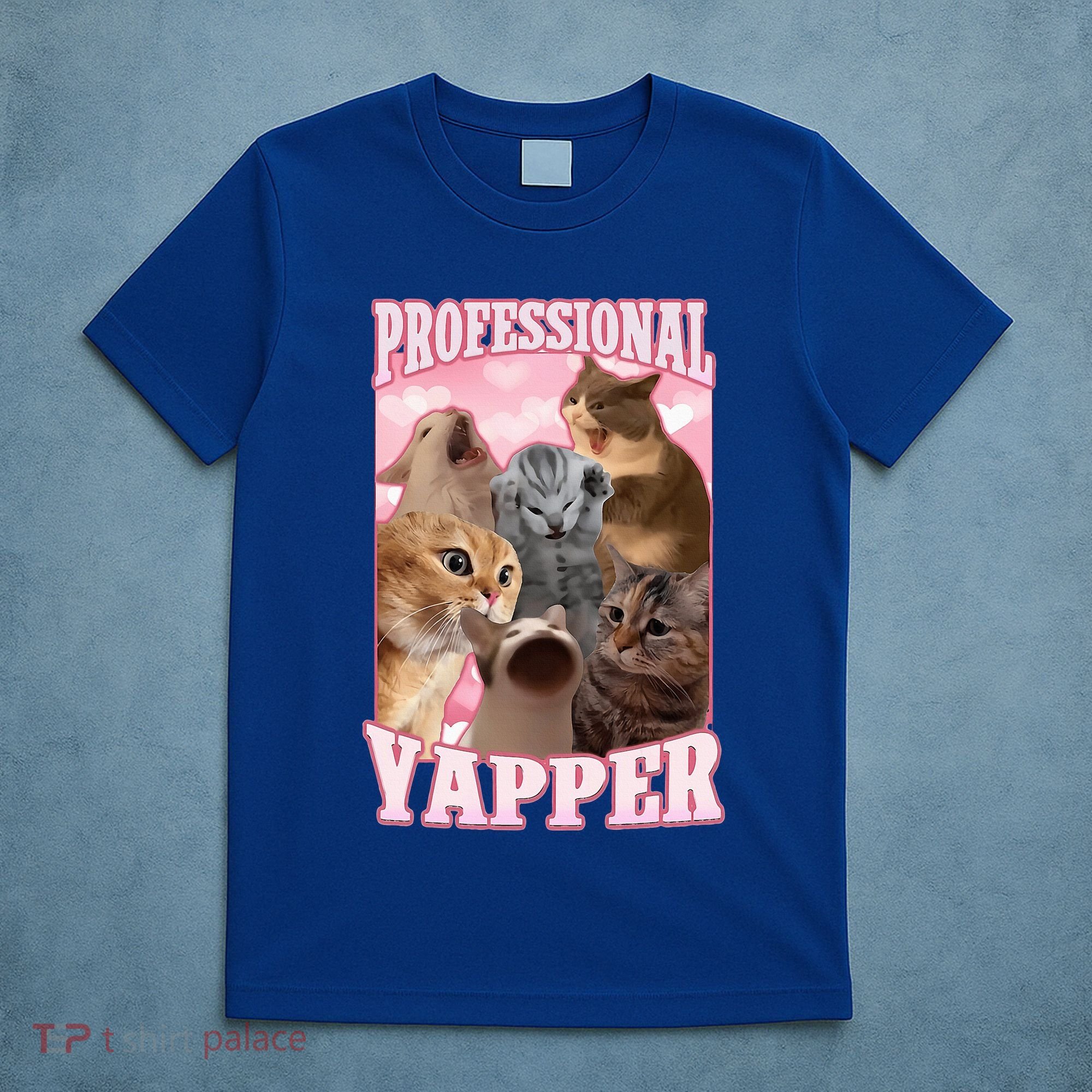 Professional Yapper Cat Meme Goofy Ahh Ironic Cat T-Shirt