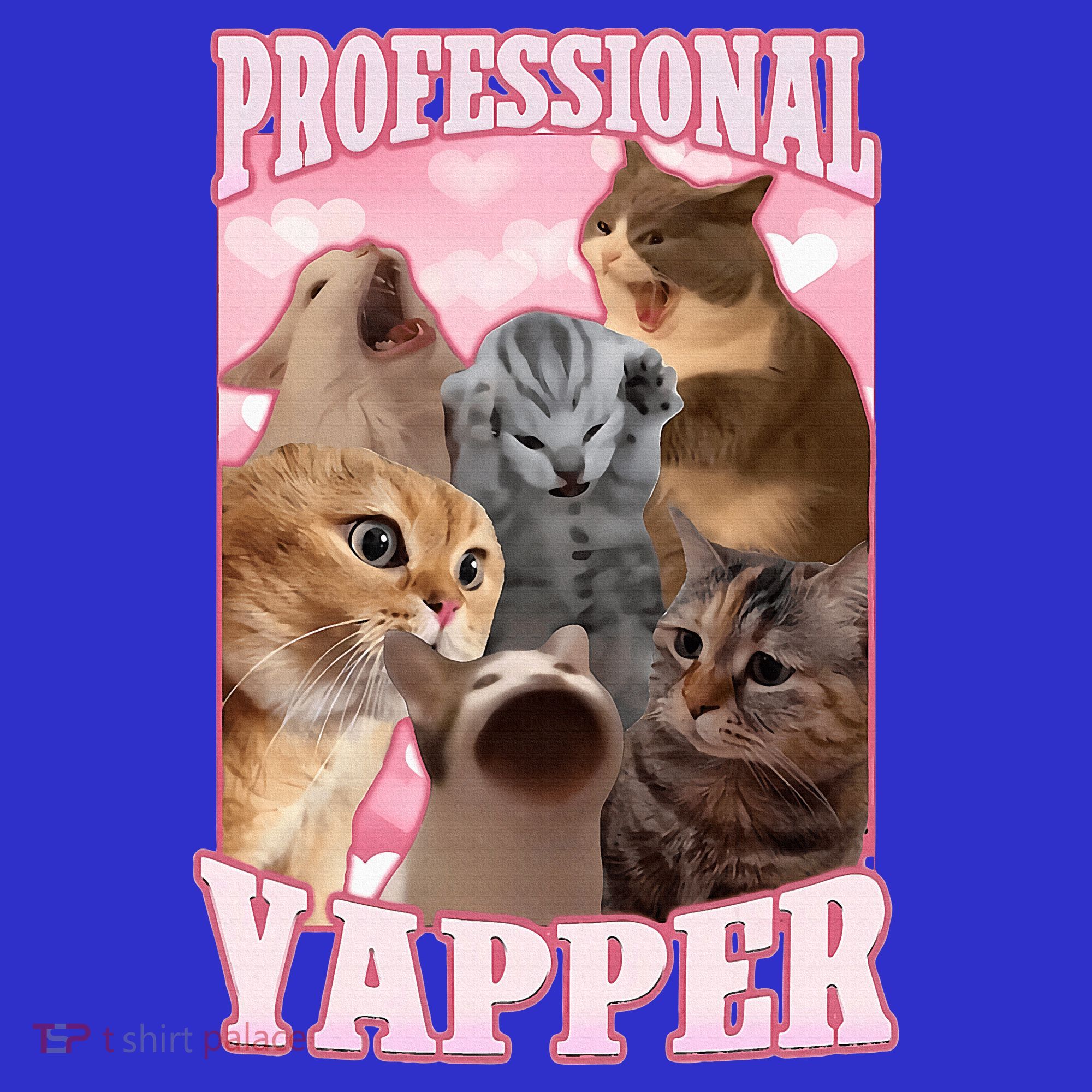 Professional Yapper Cat Meme Goofy Ahh Ironic Cat Mousepad