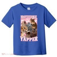 Professional Yapper Cat Meme Goofy Ahh Ironic Cat Toddler T-Shirt thumb 0