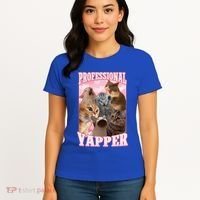 Professional Yapper Cat Meme Goofy Ahh Ironic Cat Women's T-Shirt thumb 4