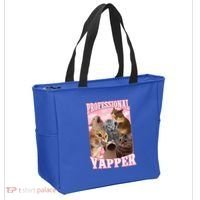 Professional Yapper Cat Meme Goofy Ahh Ironic Cat Tote Bag thumb 2