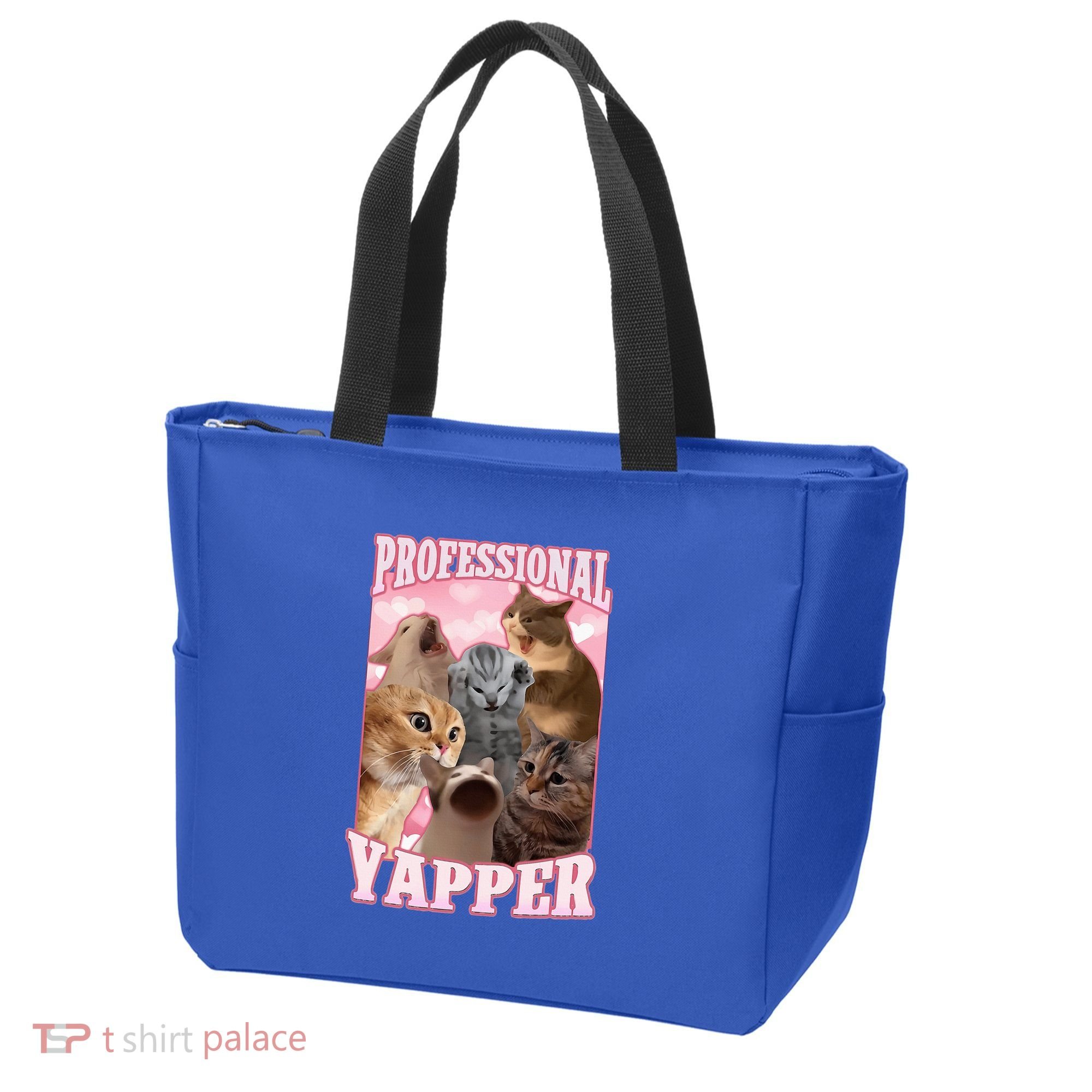 Professional Yapper Cat Meme Goofy Ahh Ironic Cat Tote Bag