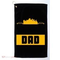 Pittsburgh Yinzer Dad Steel City 412 Home Golf Towel thumb 0