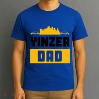 Pittsburgh Yinzer Dad Steel City 412 Home T-Shirt thumb 3