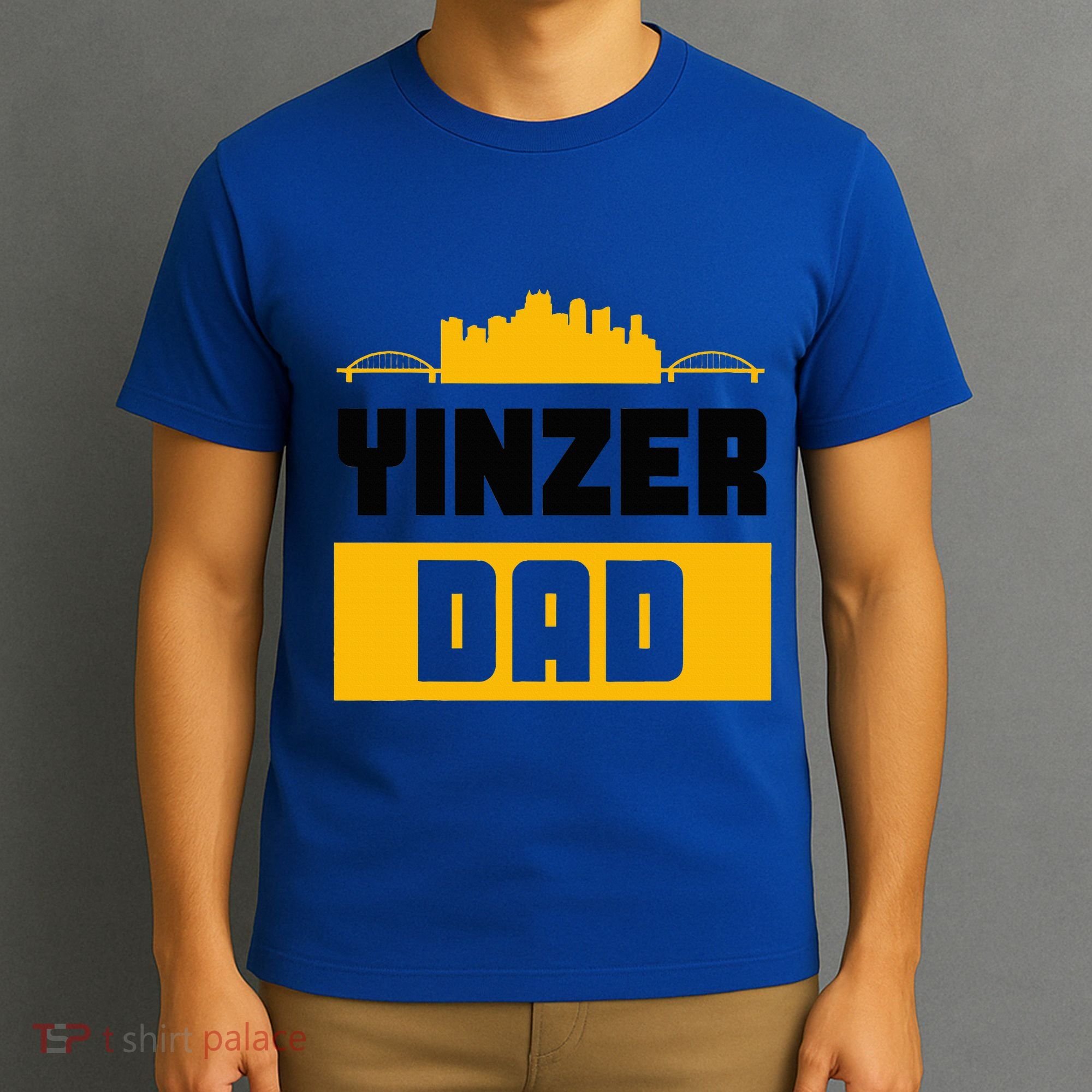 Pittsburgh Yinzer Dad Steel City 412 Home T-Shirt