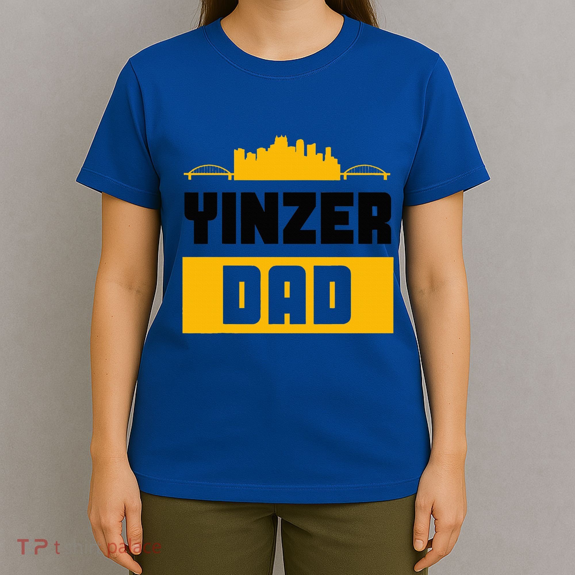 Pittsburgh Yinzer Dad Steel City 412 Home T-Shirt