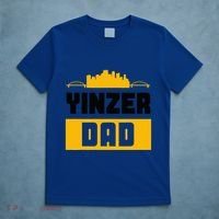 Pittsburgh Yinzer Dad Steel City 412 Home T-Shirt thumb 5