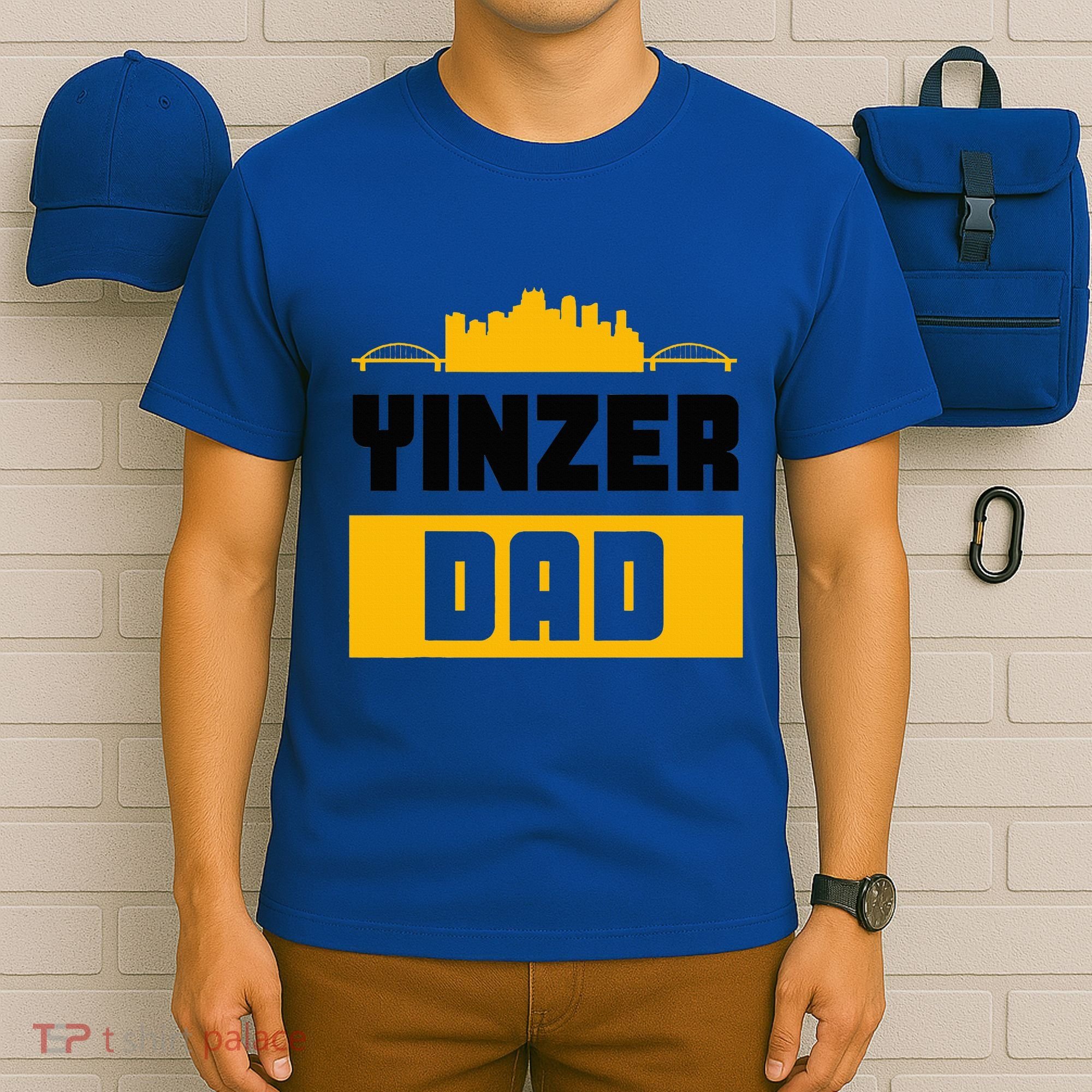 Pittsburgh Yinzer Dad Steel City 412 Home T-Shirt