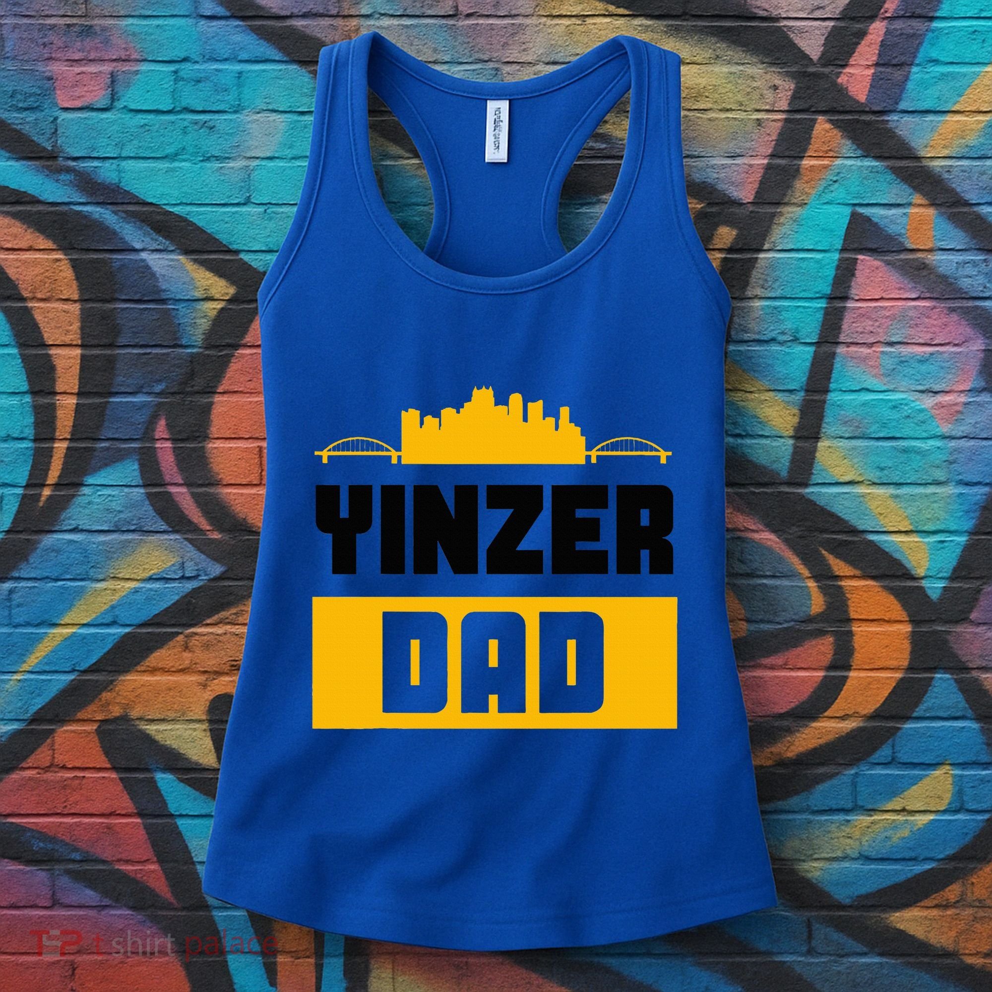 Pittsburgh Yinzer Dad Steel City 412 Home Women's Tank Top