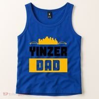 Pittsburgh Yinzer Dad Steel City 412 Home Tank Top thumb 2