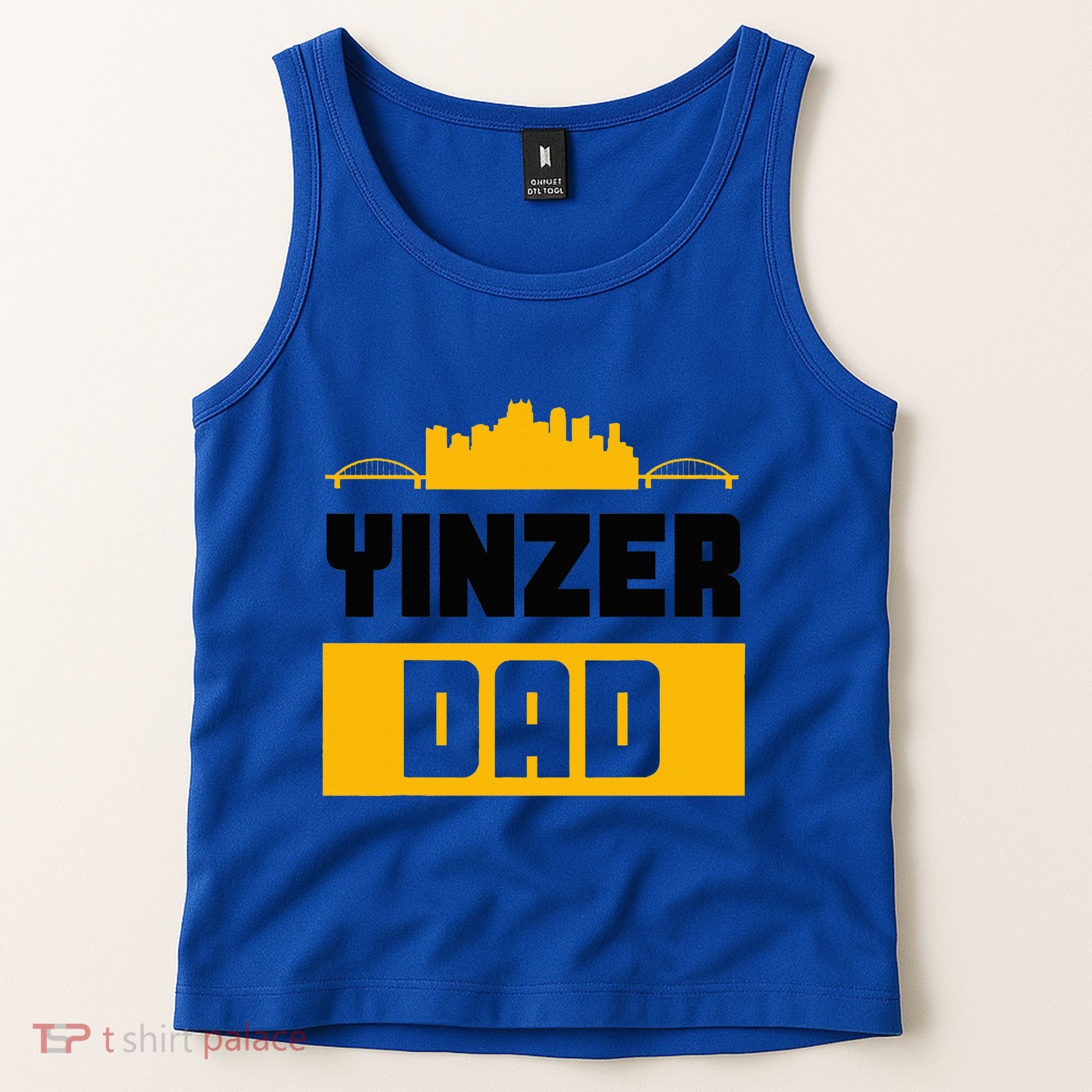 Pittsburgh Yinzer Dad Steel City 412 Home Tank Top
