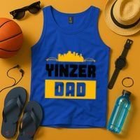 Pittsburgh Yinzer Dad Steel City 412 Home Tank Top thumb 4