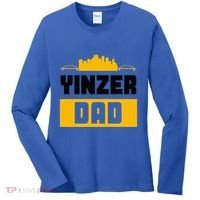Pittsburgh Yinzer Dad Steel City 412 Home Women's Long Sleeve Shirt thumb 0