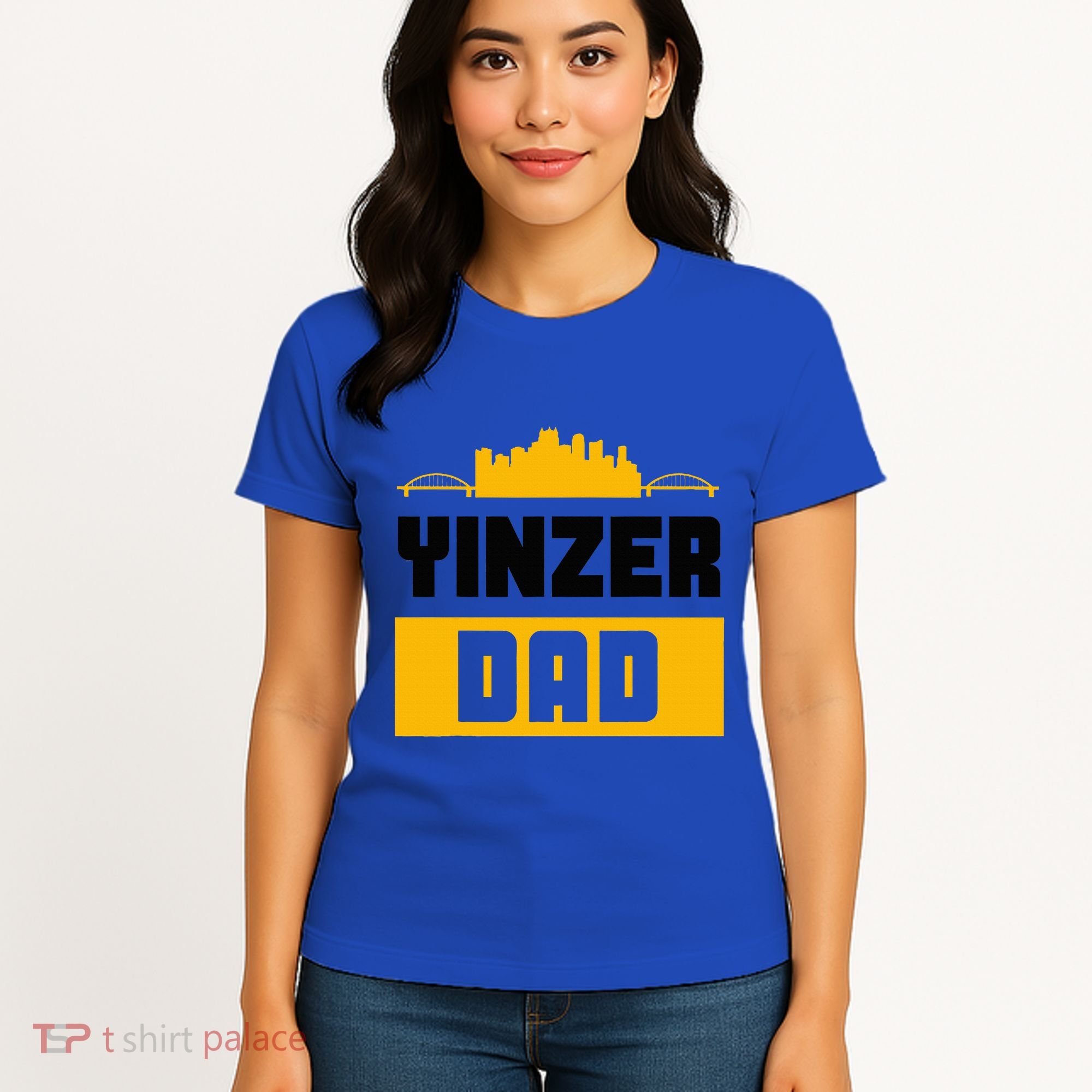 Pittsburgh Yinzer Dad Steel City 412 Home Women's T-Shirt