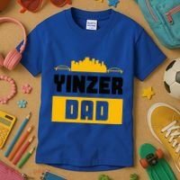 Pittsburgh Yinzer Dad Steel City 412 Home Kids T-Shirt thumb 3