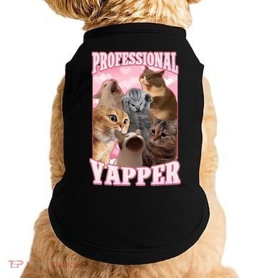 Professional Yapper Funny Cat Meme Goofy Ahh Ironic Cat Doggie Tank