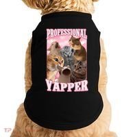 Professional Yapper Funny Cat Meme Goofy Ahh Ironic Cat Doggie Tank thumb 0