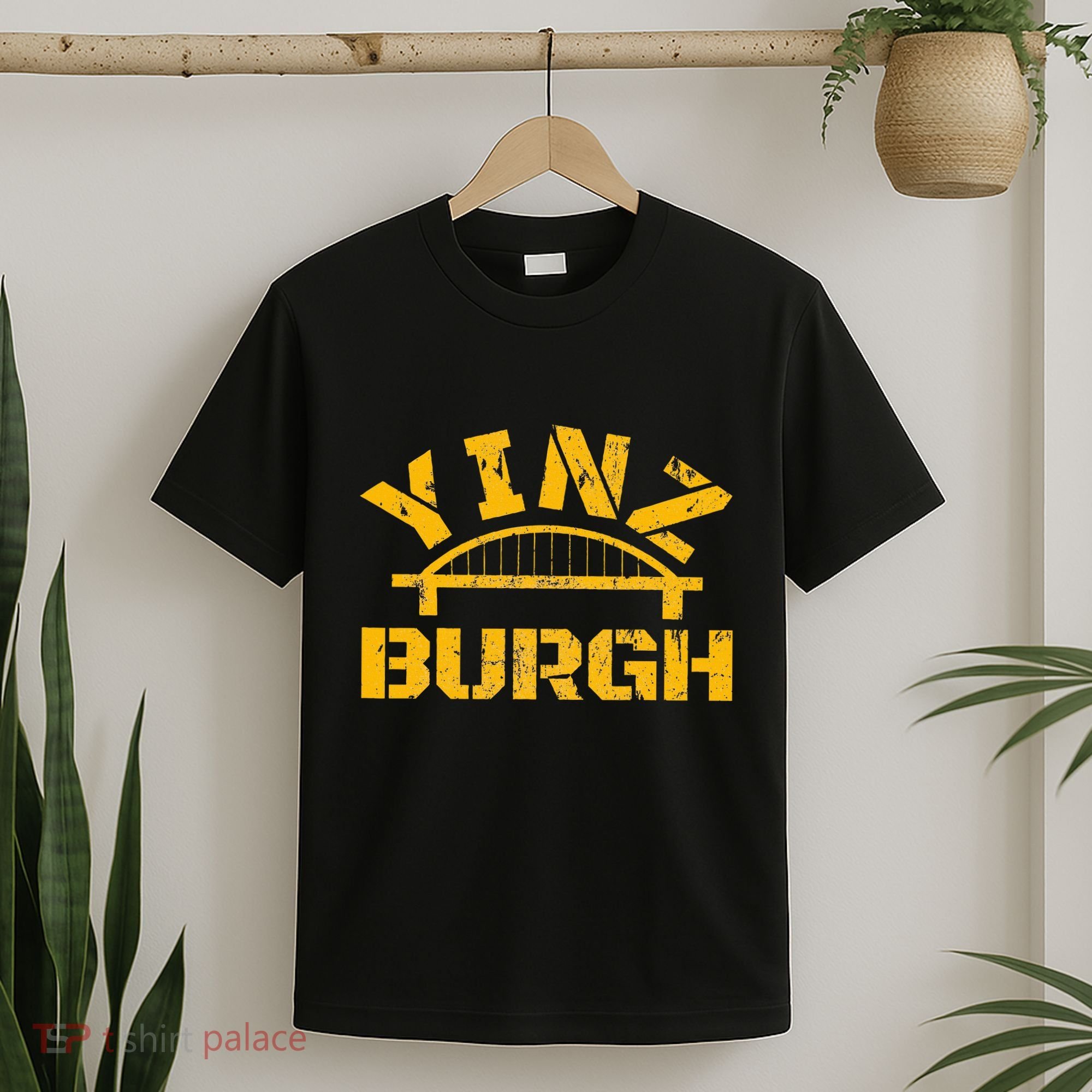 Pittsburgh Yinz Funny Bridge Pennsylvania 412 Steel City T-Shirt