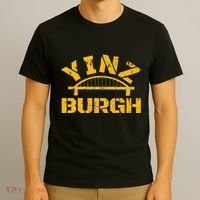 Pittsburgh Yinz Funny Bridge Pennsylvania 412 Steel City T-Shirt thumb 3