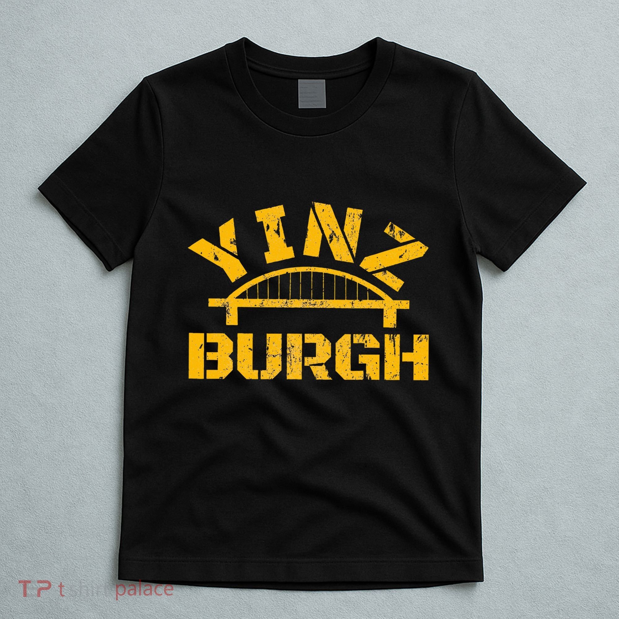 Pittsburgh Yinz Funny Bridge Pennsylvania 412 Steel City T-Shirt