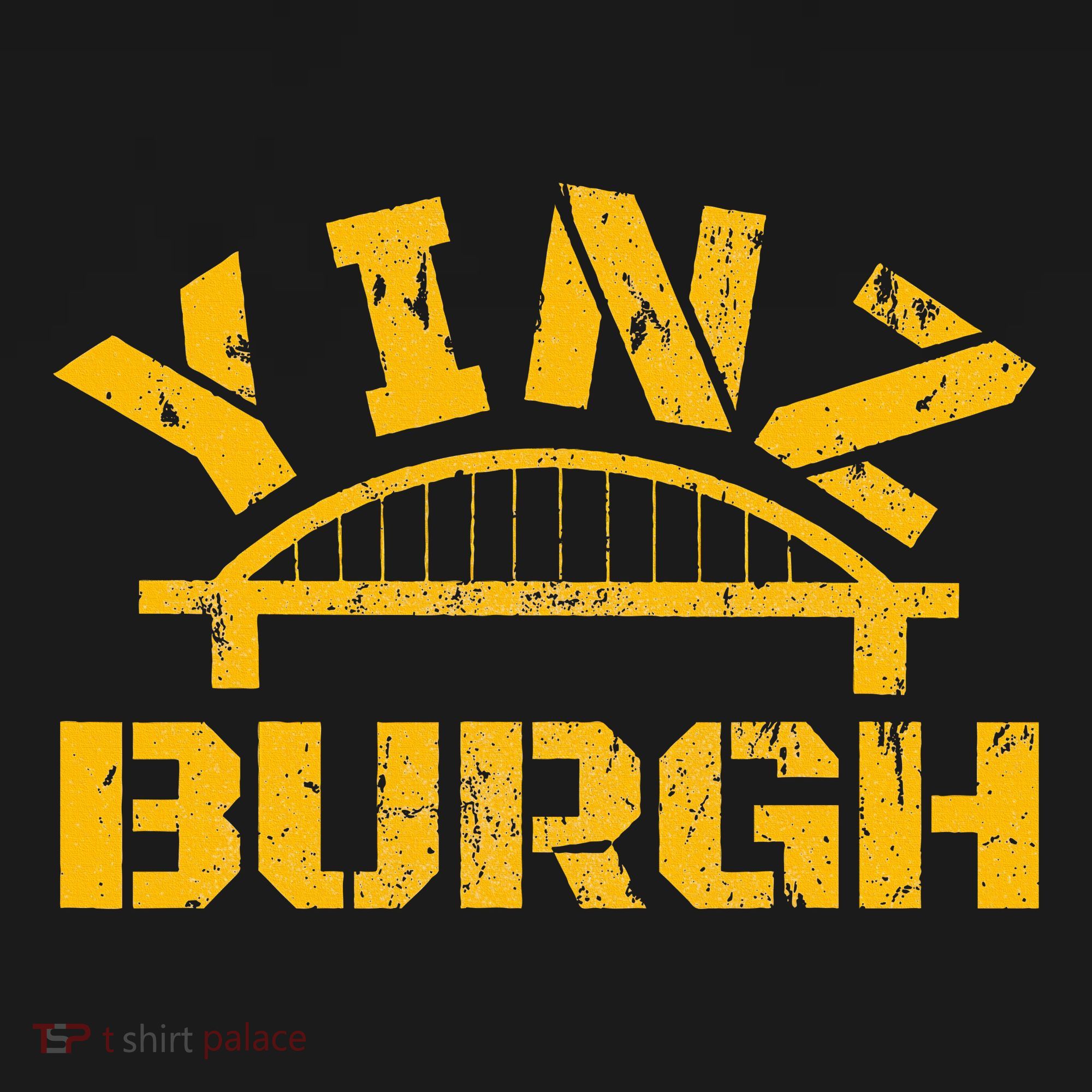 Pittsburgh Yinz Funny Bridge Pennsylvania 412 Steel City T-Shirt