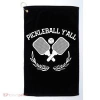 PICKLEBALL Y'ALL FUNNY Golf Towel thumb 0