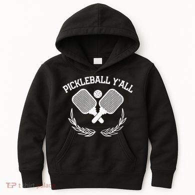 PICKLEBALL Y'ALL FUNNY Kids Hoodie