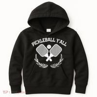 PICKLEBALL Y'ALL FUNNY Kids Hoodie thumb 0