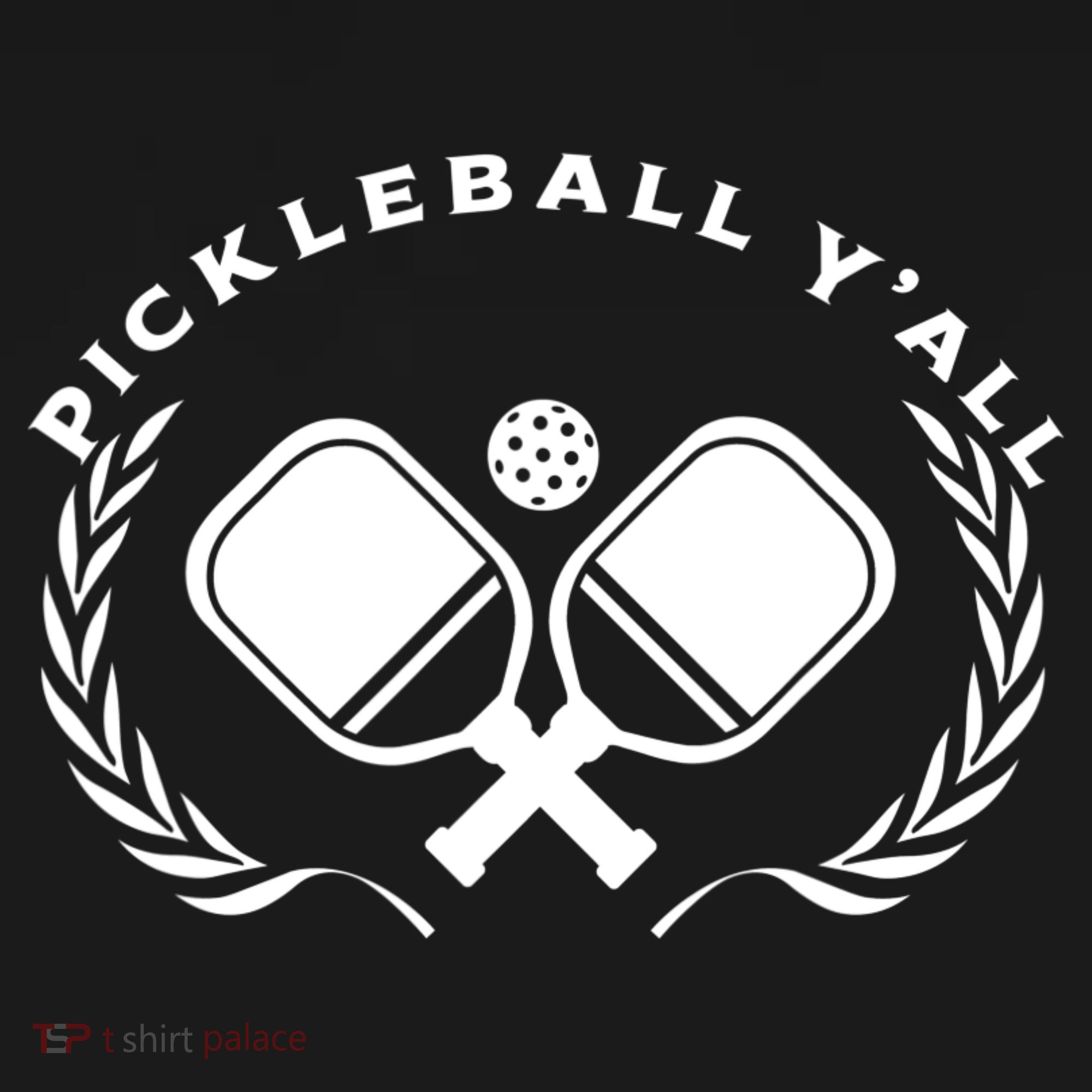 PICKLEBALL Y'ALL Funny Paddle Ball Pickle Meme Bucket Hat