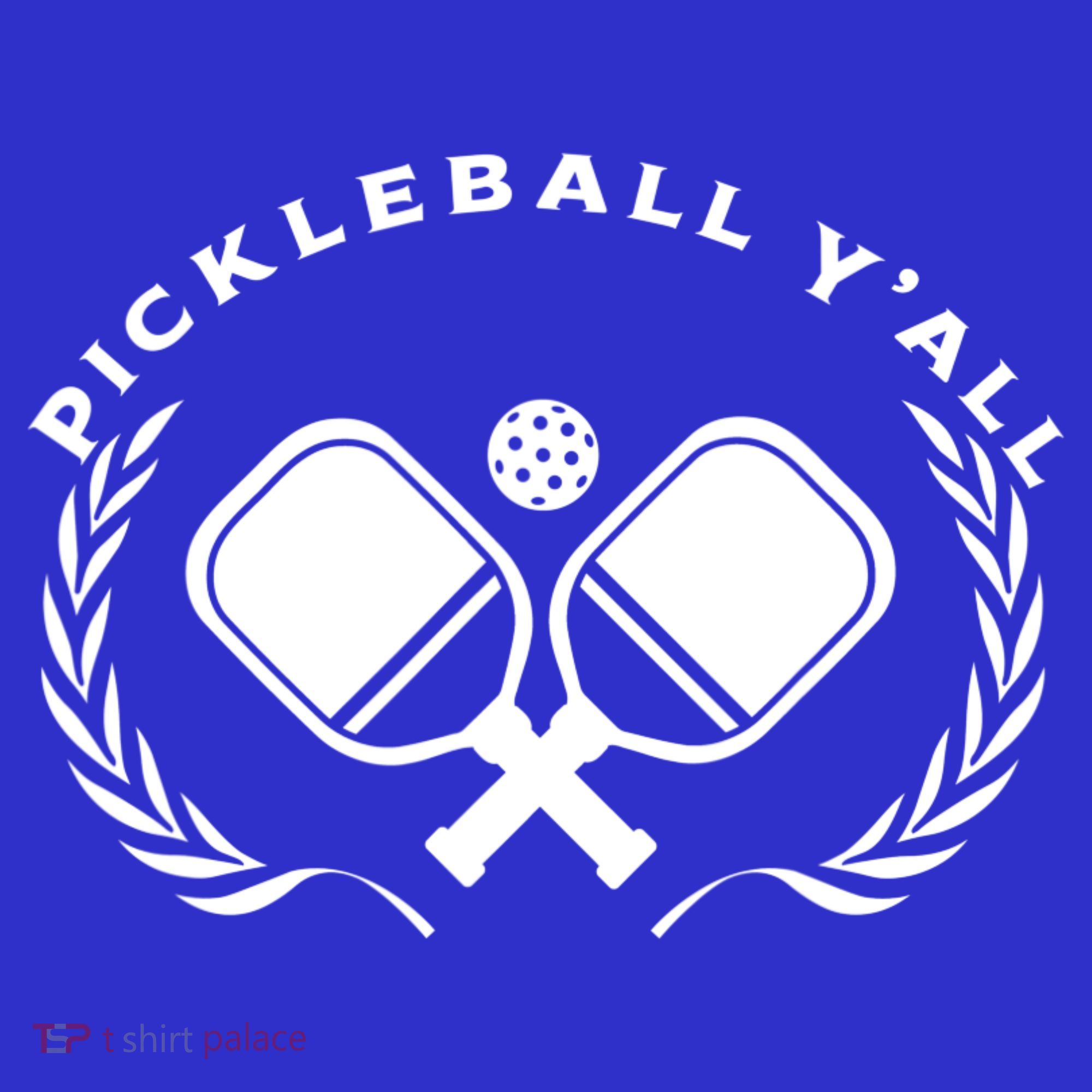PICKLEBALL Y'ALL Funny Paddle Ball Pickle Meme Sweatshirt